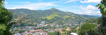 Panoramic view of Kandy, Sri Lanka