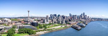 Panoramic views of Seattle