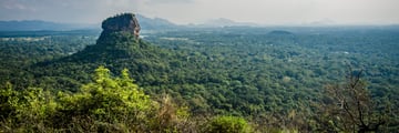 Panoramic view of Sigiriya Rock