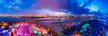 Panoramic View of Rixos the Palm Dubai