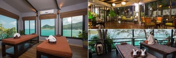 Panviman Resort Koh Phangan, Spa Couples Treatment Room, Spa Reception and Spa Couples Treatment Balcony