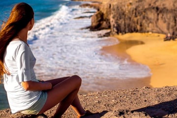 View of Papagao Beach, Lanzarote