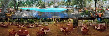 Pool and Bistro and Baobab Restaurant at Papillon Lagoon Reef