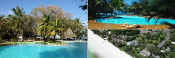 Papillon Resort pool and aerial view