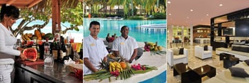 Beach Bar Hicaros, Aqua Bar Toa and Lobby Bar at Paradisus Varadero