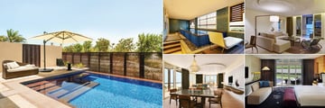 Park Hyatt Abu Dhabi Hotel & Villas, (clockwise from left): Garden View Suite, Presidential Suite, Park Executive Suite, Royal Villa and Park Terrace Suite