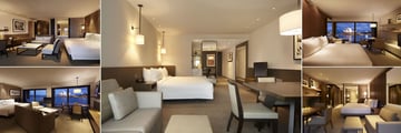 Park Hyatt Sydney, (clockwise from top left): Park Deluxe Room, One King Bed Room, One King Bed with Opera View, One King Bed Deluxe Room and One King Bed with Opera View Deluxe Room
