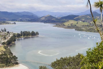 Pauanui view from Mount Puka, Coromandel Peninsula