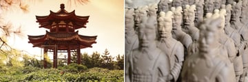 Pavilion House at the Big Wild Goose Pagoda & The Terracotta Warriors, Xi'an