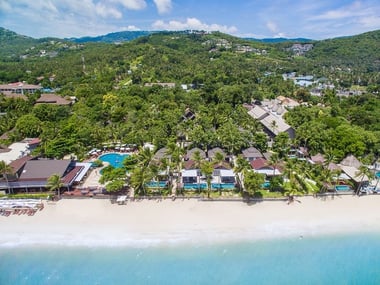 Peace Resort Samui aerial view