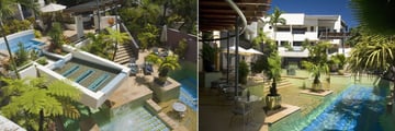 Tiered Pools and the Pool at Peninsula Boutique Hotel