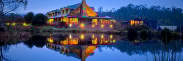 Peppers Cradle Mountain Lodge, Exterior at Night