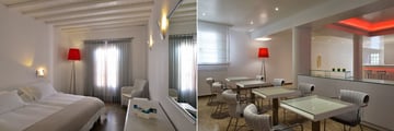 Standard Room and Breakfast Room at Petasos Town Hotel