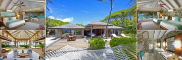 Petit St Vincent, Two Bedroom Beach Villa