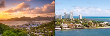 Philipsburg, St Maarten and Fort Lauderdale, Florida