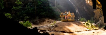 Phraya Nakorn Cave at sunlight, Hua Hin