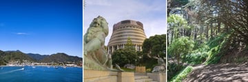 Picton Harbour & Parliament Building and Lord of the Rings Tour in Wellington, North Island