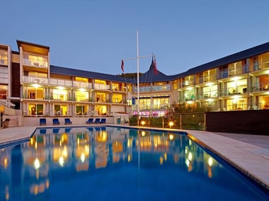 Exterior and pool
