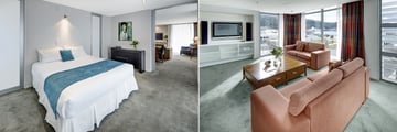Edit Picton, Penthouse Master Bedroom and Living Room