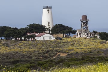 Piedras Blancas lighthouse near San Simeon