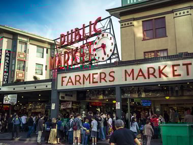 Pike Place market, Seattle