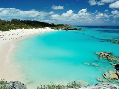 Pink sand beach, Bermuda