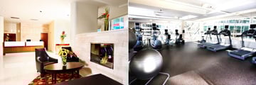 Pinnacle Hotel Vancouver Harbourfront, Lobby and Health Club