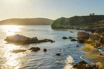 Pirates Cove, tucked away along Avila Beach in San Luis Obispo
