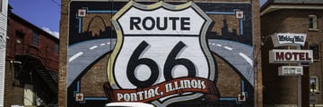 Pontiac, a stop along the Route 66, Illinois
