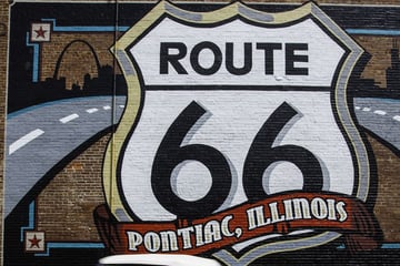 Pontiac, a stop along the Route 66, Illinois