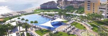 Aerial View of the Ritz-Carlton Abu Dhabi