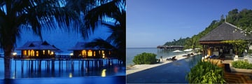Pool views at Pangkor Laut Resort