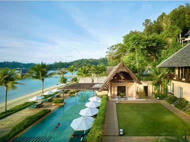 Pools at Gaya Island Resort Borneo