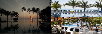 The pool at Meeru Island Resort & Spa