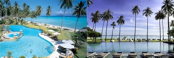 The pools at Phi Phi Island Beach Resort