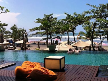 Poolside at Anantara Seminyak