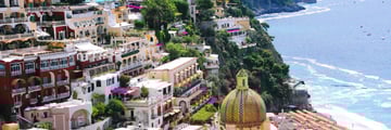 Aerial view of Positano, Amalfi Coast