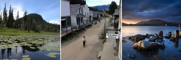 Prince George lake, Barkerville Historic Town & Prince Rupert coastal scenery