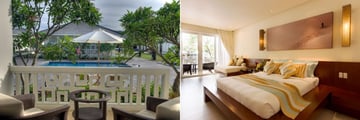 Princess D'Annam Resort & Spa, Mandarin Villa Balcony Overlooking Pool and Bedroom