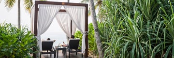 Private beach cabana, Anantara Tangalle Peace