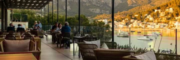 Terrace views at Pure Salt Port de Soller