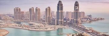 Views of the Qatar skyline
