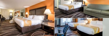 Jacuzzi King Room, King Suite and Double Queen Room at Quality Inn Creekside