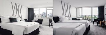 Quay West Suites Melbourne, Studio Room 1 Queen and Studio Room 1 King or 2 Single Beds