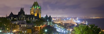 Quebec City at night 