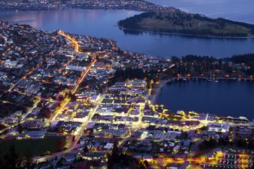 Queenstown at night