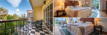 Premier Suite balcony, Standard Garden View and Superior Garden View at Quinta Jardins Do Lago