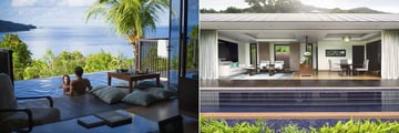Pool Villa and Beachfront Villa at Raffles Seychelles