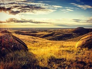 Red Rock Coulee in Alberta's Badlands