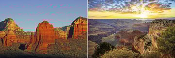 Red Rocks of Sedona & Landscapes of The Grand Canyon